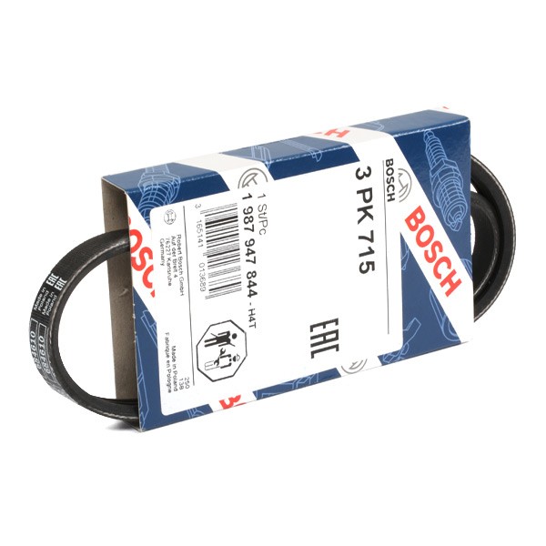 BOSCH Serpentine belt Article number: 1 987 947 844 cheaply