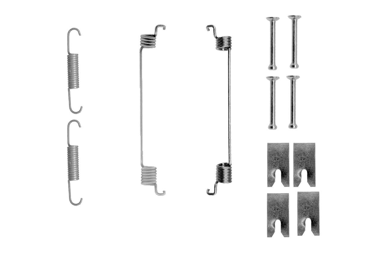 BOSCH 1 987 475 318 Accessory Kit, brake shoes YPSILON 1.3 D Multijet (312.YXE1A, 312.YXU1A) 95 PS Diesel