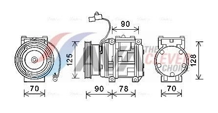 AVA COOLING SYSTEMS Radiaatori ventilaator Artikli number: DW7518 soodsalt