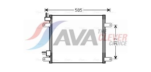 AVA COOLING SYSTEMS Air conditioning condenser Article number: BW5409 cheaply