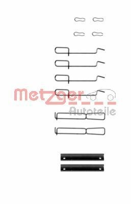 METZGER 109-1265 Lisakomplekt, ketaspiduriklotsid TWINGO 1.0 59 HP Bensiin 2012