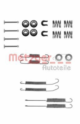 METZGER 105-0718 Lisakomplekt, Piduriklotsid SUNNY 2.0 D 75 HP Diisel 1995