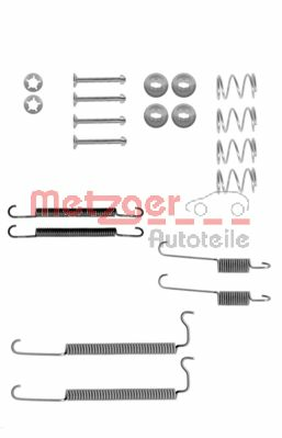 METZGER 105-0628 Lisakomplekt, Piduriklotsid CORSA 1.3 i (F08, M08, F68, M68) 60 HP Bensiin 1993