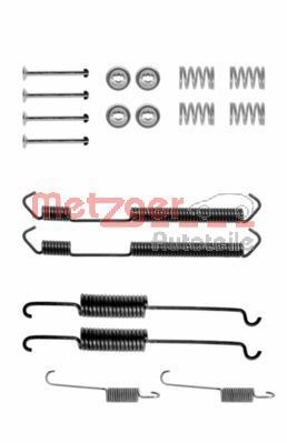 METZGER 105-0691 Lisakomplekt, Piduriklotsid J5 1.9 D 70 HP Diisel 1994
