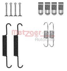 METZGER 105-0881 Lisakomplekt, seisupiduriklotsid ANTARA 2.2 CDTi FWD 163 HP Diisel 2015
