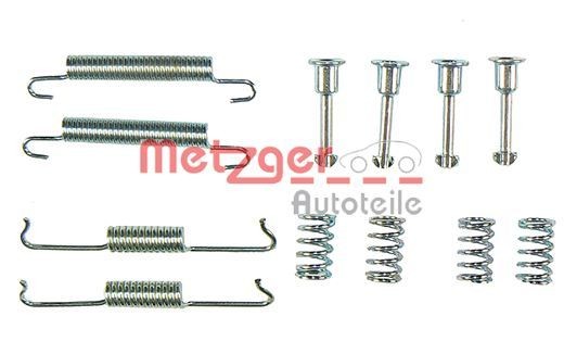 METZGER 105-0841 Lisakomplekt, seisupiduriklotsid MULTIVAN 2.0 115 HP Bensiin 2015