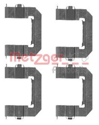 METZGER 109-1761 Lisakomplekt, ketaspiduriklotsid ANTARA 2.2 CDTi 4x4 184 HP Diisel 2015
