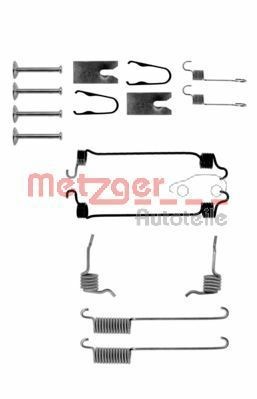 METZGER 105-0751 Lisakomplekt, Piduriklotsid 121 1.1 54 HP Bensiin 1997