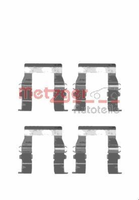 METZGER 109-1194 Accessory Kit, disc brake pads PAJERO / SHOGUN 3.0 V6 4WD (V23W, V43W, V23C) 150 PS Petrol 1999
