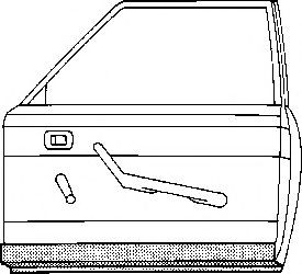 VAN WEZEL Door, body Article number: 1734272 cheaply