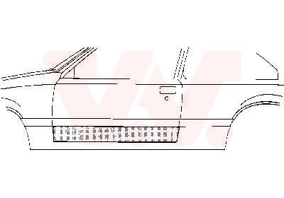 VAN WEZEL Door, body Article number: 5842171 cheaply