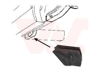 VAN WEZEL Chassis leg Article number: 1844313 cheaply