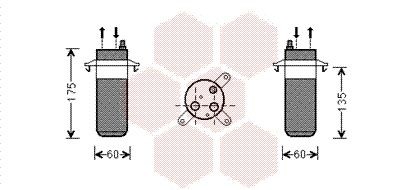 VAN WEZEL Dryer, air conditioning Article number: 4300D446 cheaply