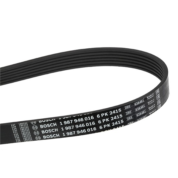BOSCH Serpentine belt Article number: 1 987 946 016 cheaply