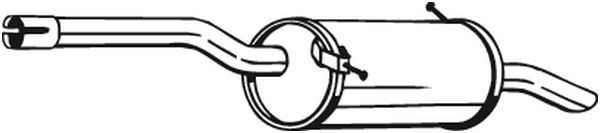 BOSAL Rear silencer Article number: 135-103 cheaply