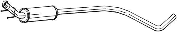 BOSAL Middle silencer Article number: 288-169 cheaply