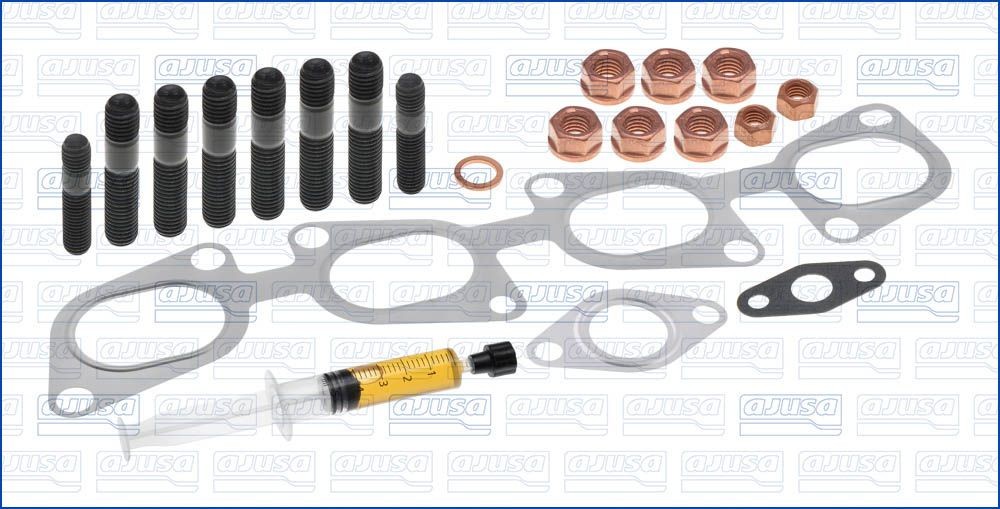 AJUSA JTC11489 Mounting Kit, charger ASTRA 1.9 CDTi (L67) 150 PS Diesel 2010