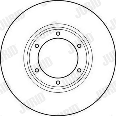 JURID Brake disc Article number: 561043JC cheaply