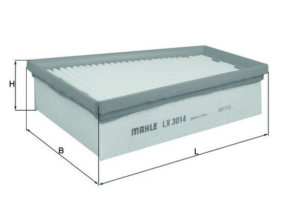 MAHLE ORIGINAL Air filter Article number: LX 3014 cheaply