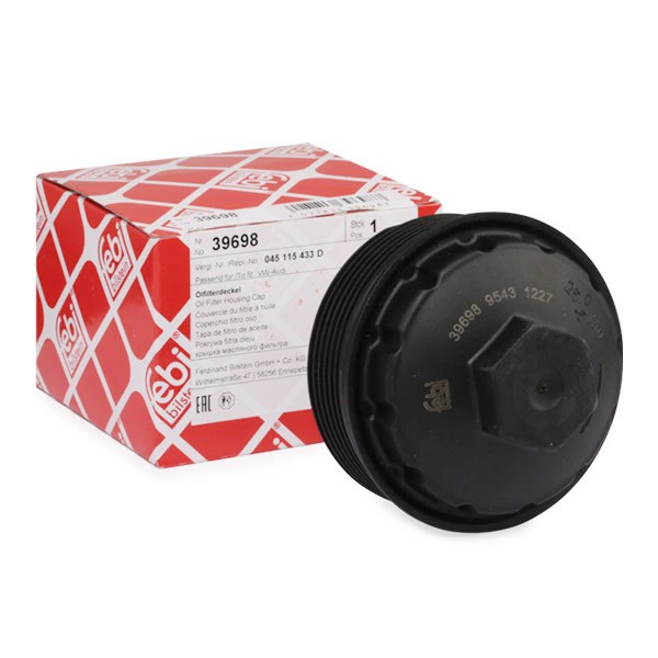 FEBI BILSTEIN 39698 Cover, oil filter housing PASSAT 2.0 BlueTDI 143 PS Diesel 2011
