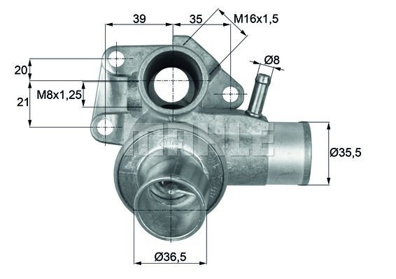 BEHR THERMOT-TRONIK Thermostat Article number: TI 34 87 cheaply