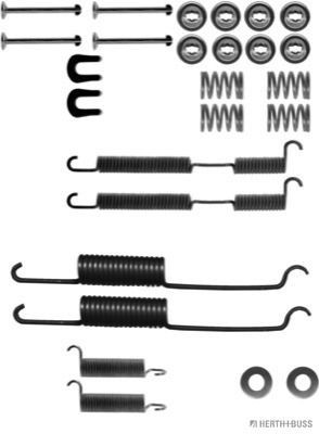 HERTH+BUSS JAKOPARTS J3560506 Accessory Kit, brake shoes ACTYON 2.3 4WD 150 PS Petrol