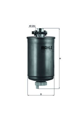 KNECHT Fuel filter Article number: KL 75 cheaply