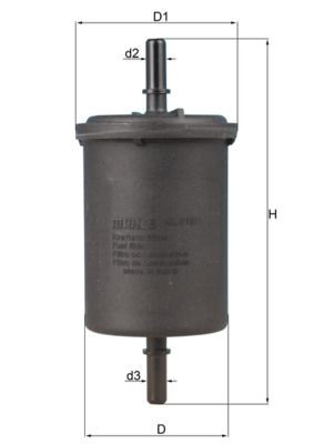 KNECHT Fuel filter Article number: KL 416/1 cheaply