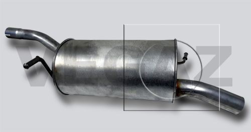 VEGAZ Rear silencer Article number: CS-272 cheaply