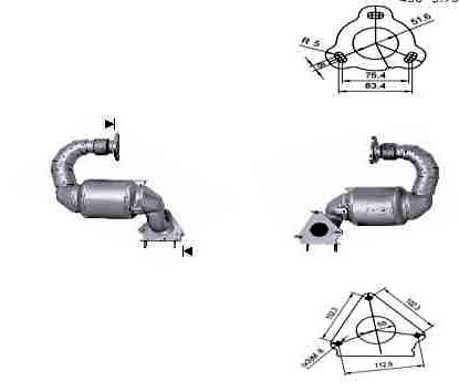 VEGAZ Catalytic converter Article number: RK-890 cheaply