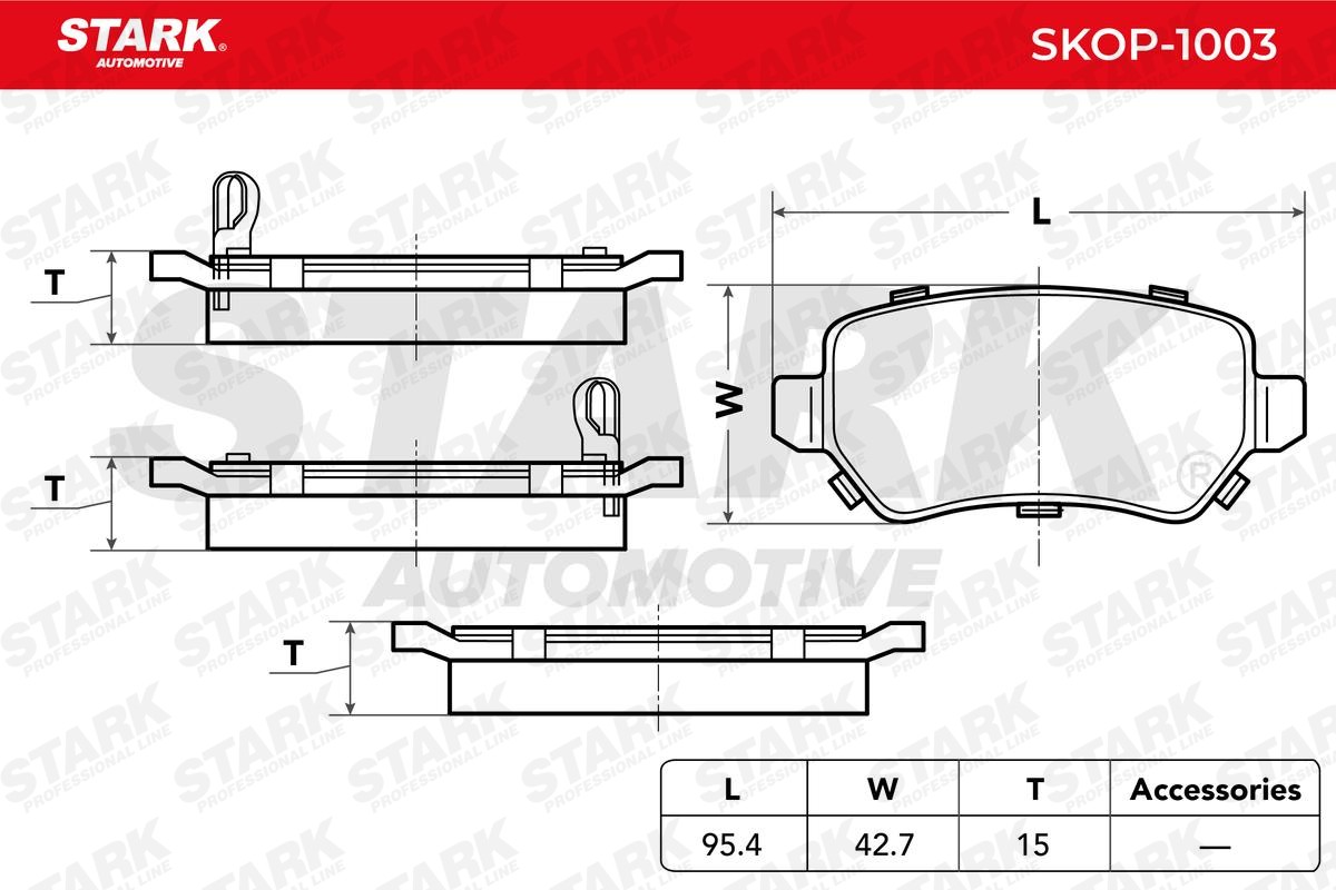 STARK Piduriklotsid Artikli number: SKOP-1003 soodsalt