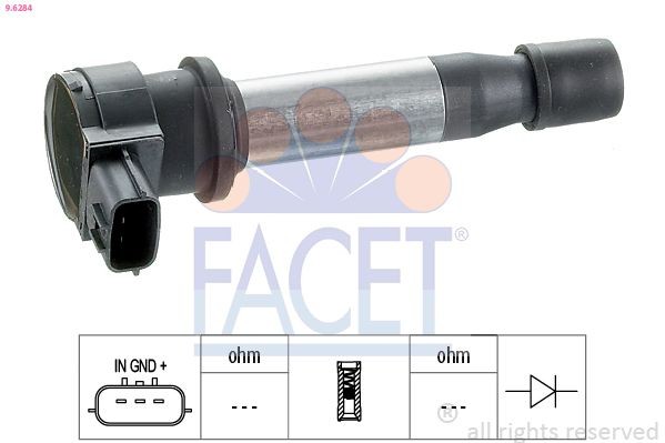 FACET BT.0131 Remonto komplektas, skirstytuvas CLIO 1.1 46 AG benzinas 1998