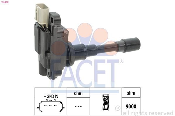 FACET HT.0788 Remondikomplekt, süütejagaja MONTEGO 2.0 Turbo 150 HP Bensiin 1993