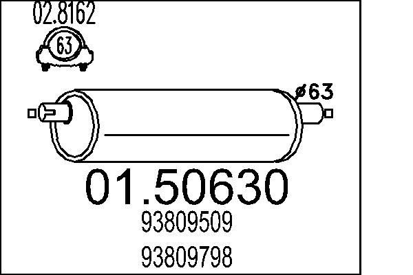 MTS Kesksummuti Artikli number: 01.50630 soodsalt