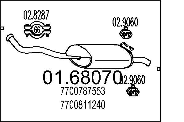 MTS Lõppsummuti Artikli number: 01.68070 soodsalt