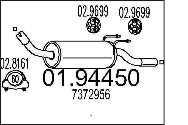 MTS Lõppsummuti Artikli number: 01.94450 soodsalt