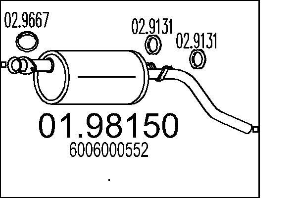 MTS Lõppsummuti Artikli number: 01.98150 soodsalt
