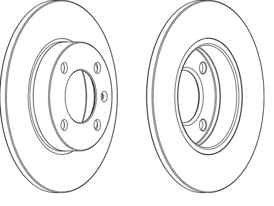 FERODO Brake disc Article number: DDF042C-1 cheaply