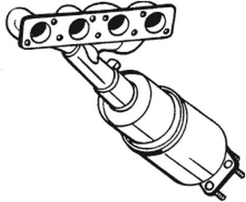 BOSAL Catalytic converter Article number: 090-583 cheaply