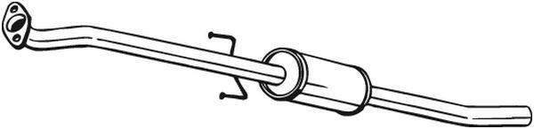 BOSAL Middle silencer Article number: 282-903 cheaply