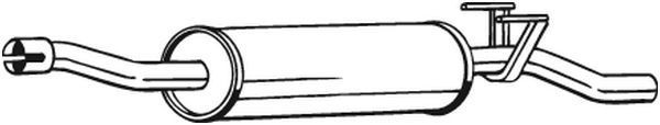 BOSAL Middle silencer Article number: 280-171 cheaply
