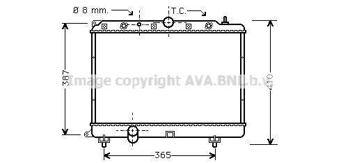 PRASCO Radiaator, mootorijahutus Artikli number: AU2154 soodsalt