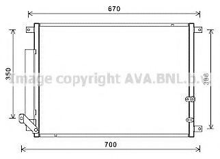 PRASCO Air conditioning condenser Article number: CC5001 cheaply