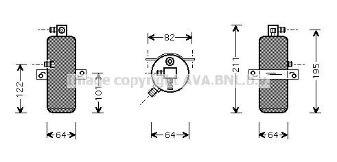 PRASCO Dryer, air conditioning Article number: CND202 cheaply