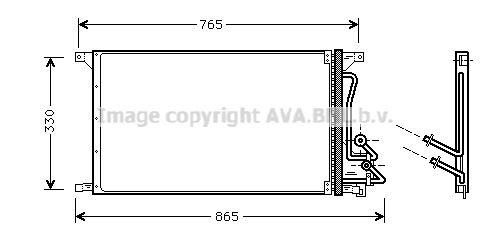 PRASCO Air conditioning condenser Article number: FD5304 cheaply