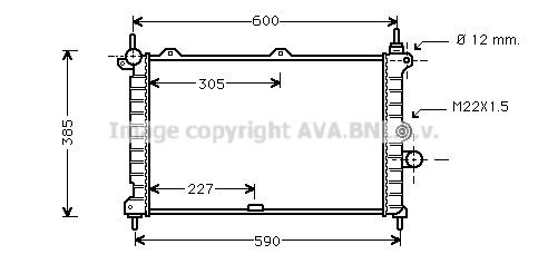 PRASCO Radiaator, mootorijahutus Artikli number: OL2266 soodsalt