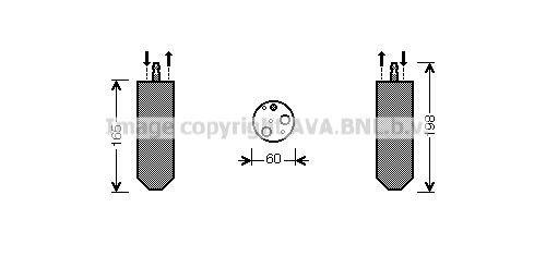 PRASCO Dryer, air conditioning Article number: RTD364 cheaply