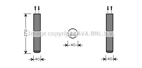 PRASCO Dryer, air conditioning Article number: RTD493 cheaply