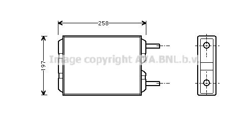 PRASCO Heater matrix Article number: VO6040 cheaply