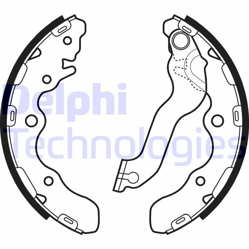 DELPHI Piduriklotside komplekt Artikli number: LS2072 soodsalt